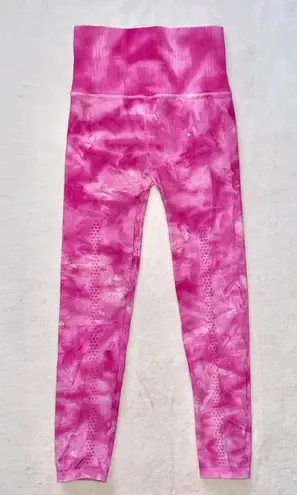 Free People Movement Women’s Good Karma Tie Dye 7/8 Full Length Pink Leggings size XS/S