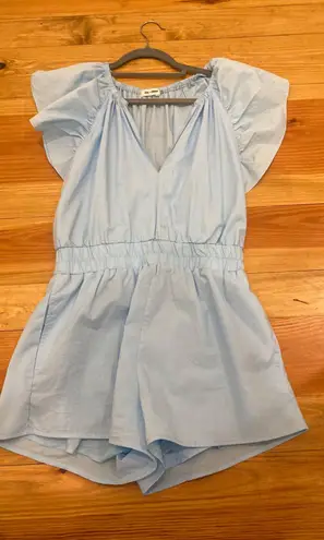 Day And Moon Blue Romper