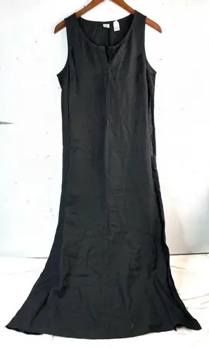 Real Clothes 10 Irish Linen Elegant Sleeveless Maxi Dress