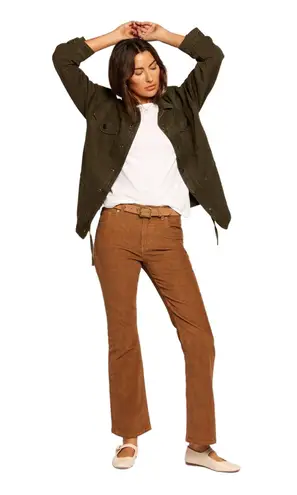 CURRENT/ELLIOTT Women's Corduroy Mid