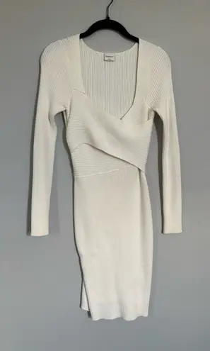 Abercrombie & Fitch  Cream Long Sleeve Dress - Image 1