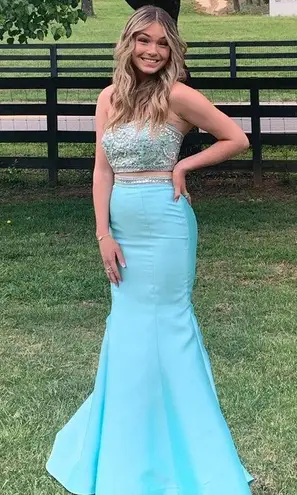 Mac Duggal Two Piece Prom Dress