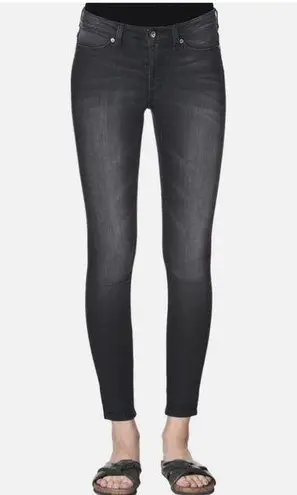 Cheap Monday High Spray Black Stone Skinny Jeans, Sz 24/25