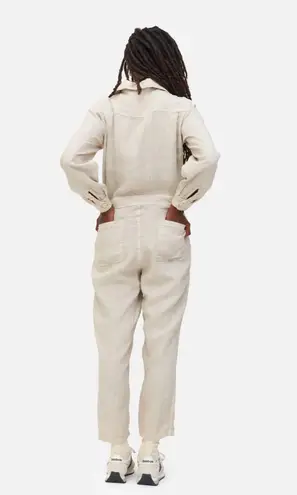 Mate the Label Linen Long Sleeve Jumpsuit