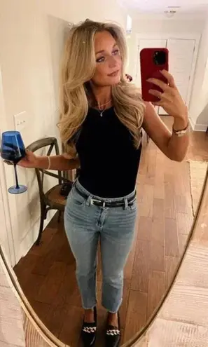 SKIMS Fits Everybody High Neck Bodysuit in Onyx Black Size XX-Small