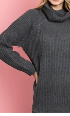 Gray Turtleneck Sweater S