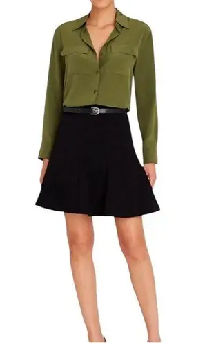 Club Monaco BLACK FLUTED SKIRT 4