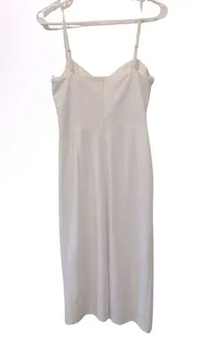 Dress the Population NWT Alana Front Slit Body-Con Dress in White Size Large