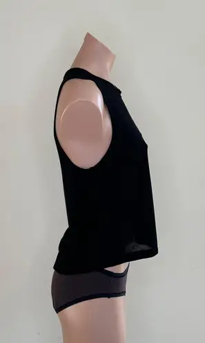 Koral Sheer Tank Top In Black