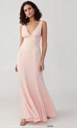 Fame and Partners Navy Tie Back Cut Out Maxi Dress