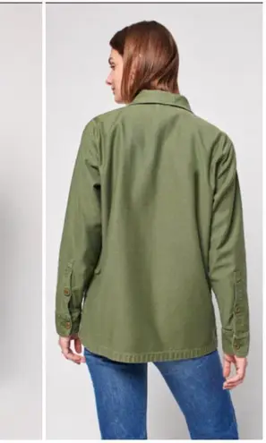 Faherty ππ Savannah Cotton Overshirt Jacket~ Fatigue Green XS NWT