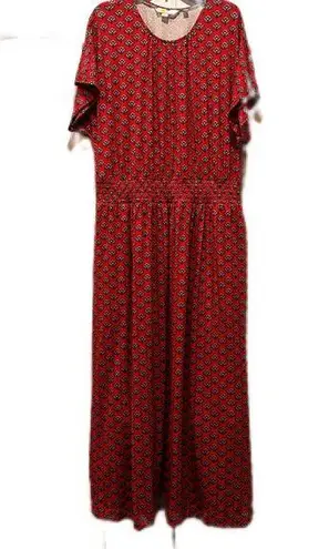 BODEN Thea Sleeveless Midi Dress Pink Tulip Pop Size UK 14 US 10R EUC