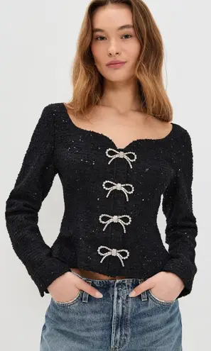 NWT Hill House Home “The Bec” Jacket – Women’s XS (Flaw Noted) Black