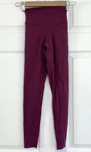 Vitality Balance Athletica Cloud I High Rise Legging Pant Blackberry Size XXS Purple