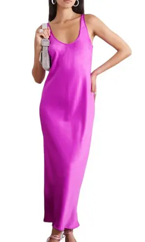 L'Agence New  Akiya Satin Slip Midi Dress Size S