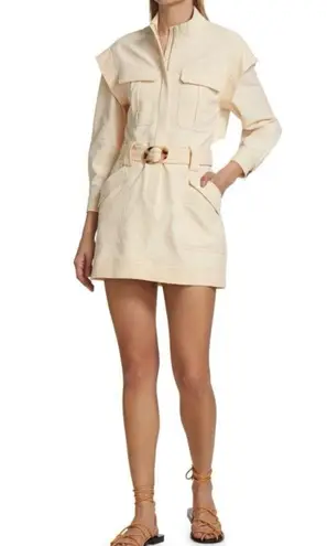 Jonathan Simkhai Daniella Textured Utilitarian Dress size 14 NWT