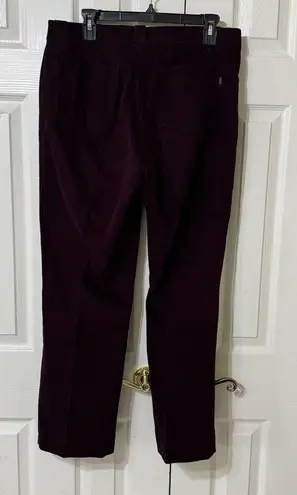 Ralph Lauren EUC  RL Classic Straight Burgundy Mid Rise Western Pockets Pants-12