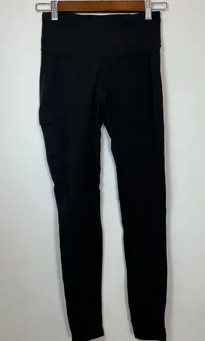 Kuhl Black Cargo Pocket Leggings XS REG Athletic Athleisure Pants