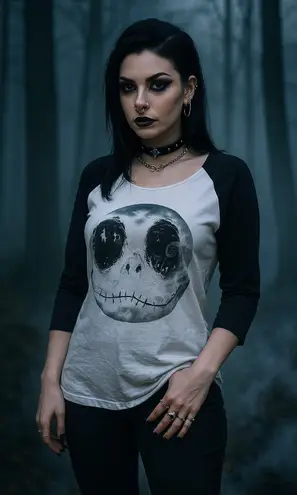 Disney Jack Skellington Raglan T