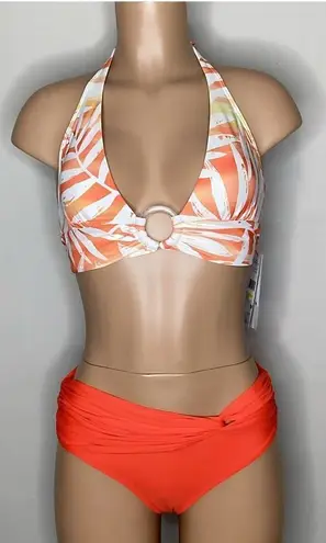 Carmen Marc Valvo New. tangerine bikini. M/S. Retails $154