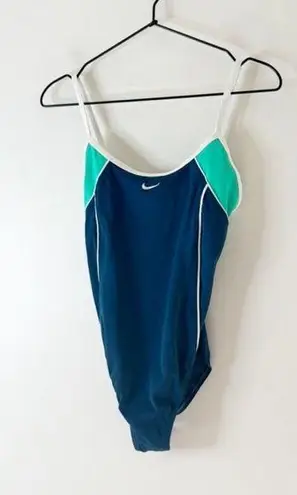 Nike  Women's Color Block Racerback One Piece Swimsuit 6 swim team