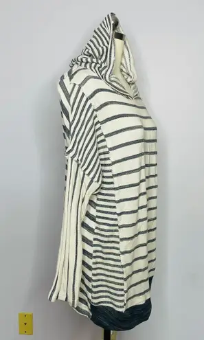 Soft Surroundings Marlow Stripe Hoodie M