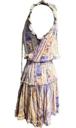Dear John MELODIE TIERED RUFFLE Southwest Meadow DRESS Size S