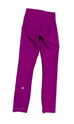 Lululemon Wunder Train 23” Magenta/Pink Leggings