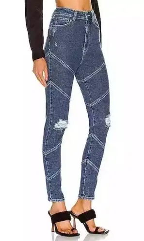 Retrofête Allegra Skinny Jeans in Blue, Size 29 New with Tag