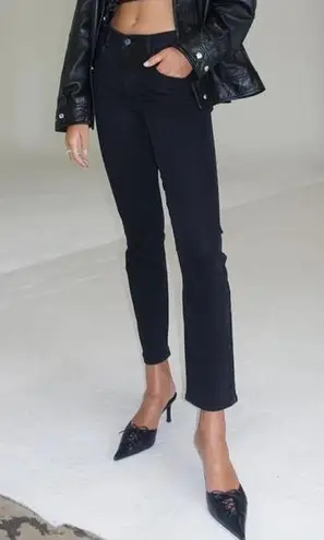 Abrand jeans 95 mid stovepipe in Nellie size 26 Black