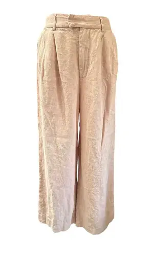 Women’s En Saison Salmon 100% Cotton Pants Sz M Pink Size M