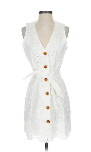 ANDIE The Navarino Dress in Eyelet White XS NWT