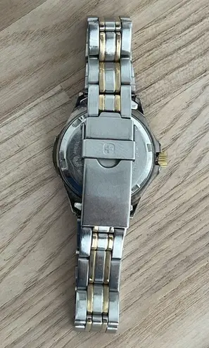 Wenger Ladies Watch S.A.K. Design White Dial Two Tone Bracelet Date Window