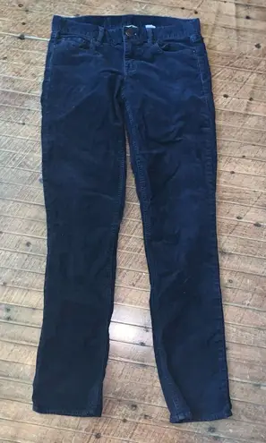 J Crew navy blue City Fit corduroy business casual 26 pants