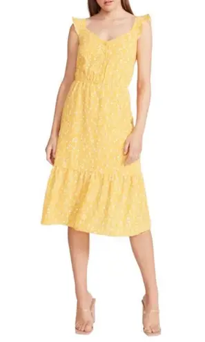 BB Dakota Steve Madden Yellow Floral Maxi Dress