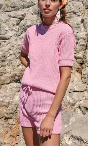 Rue Stiic SWEATER SET SIZE SMALL PINK
