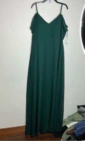 Birdie grey Devon convertible dress emerald green special Occasion women size XL