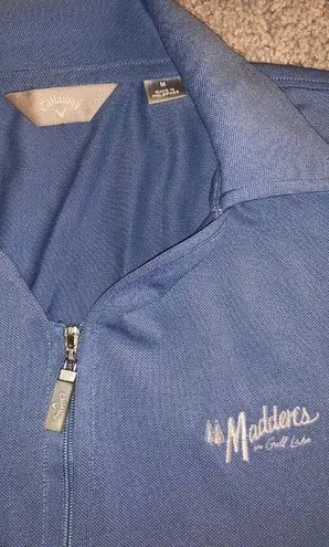 Callaway  Maddens Blue Polo Shirt Medium