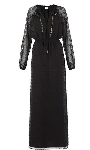 Target Altuzarra for  Black Swiss Dot Chiffon Maxi Dress