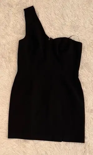 Dress the Population NWOT Maddie One-Shoulder Cocktail Black Minidress sz XL