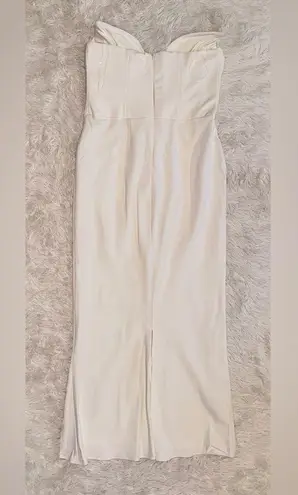 House Of CB NWOT Tamara Ivory Strapless Corset Maxi Dress sz XL