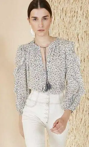 Ulla Johnson ππ Lillian Blouse ~ Porcelain Print 6