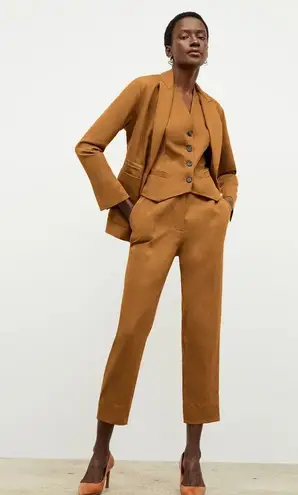 MM.LaFleur The Shane 2.0 Drawstring Pant Everyday Twill In Acorn NWT Size 4