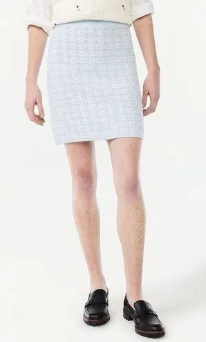 Free Assembly Tweed Mini Sweater Skirt Pull