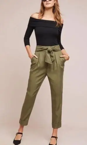 Anthropologie Cartonnier Kingsley Green Moss Tie