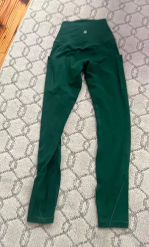 Lululemon green lulu leggings 