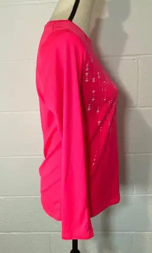 C9 Champion Hot Pink Long Sleeve Duo Dry Workout Shirt