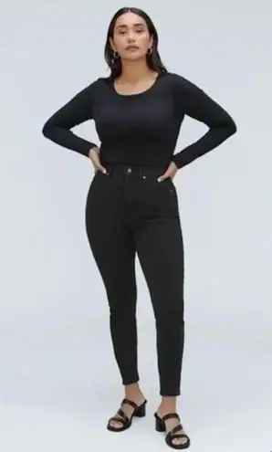 Everlane  The Curvy High Rise Skinny Jean Black Size 28 Crop