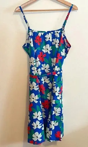 Hanna Andersson Women's Summer Swing Dress Blue Size L