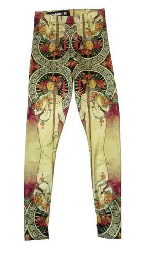 Blackmilk NWT LIMITED EDITION La Trappistine Mucha Printed Leggings XS
